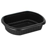 Maisto dėžutė MEALBOX, juoda, PP, 952 ml, 207x170x50 mm, 63 vnt. Maisto dėžutė MEALBOX, juoda, PP, 952 ml, 207x170x50 mm, 63 vnt.