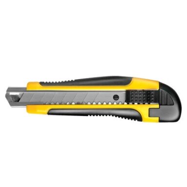 Maketavimo peilis FOROFIS, su gumuota rankena, 18mm Maketavimo peilis FOROFIS, su gumuota rankena, 18mm