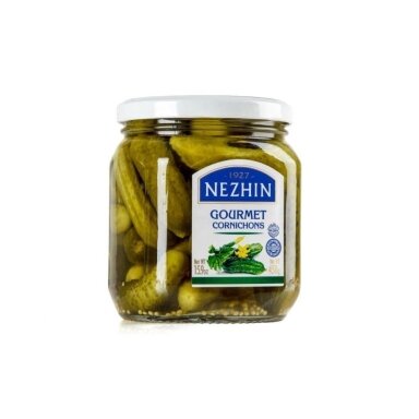 Marinuoti agurkėliai Gurmanės, NEZHIN, 540g