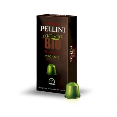 Maltos kavos kapsulės PELLINI TOP BIO, 50g (10x5g), 10 vnt./pak. LT-EKO-001
