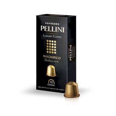 Maltos kavos kapsulės PELLINI TOP Luxury Magnifico, 50g (10x5g), 10 vnt./pak.
