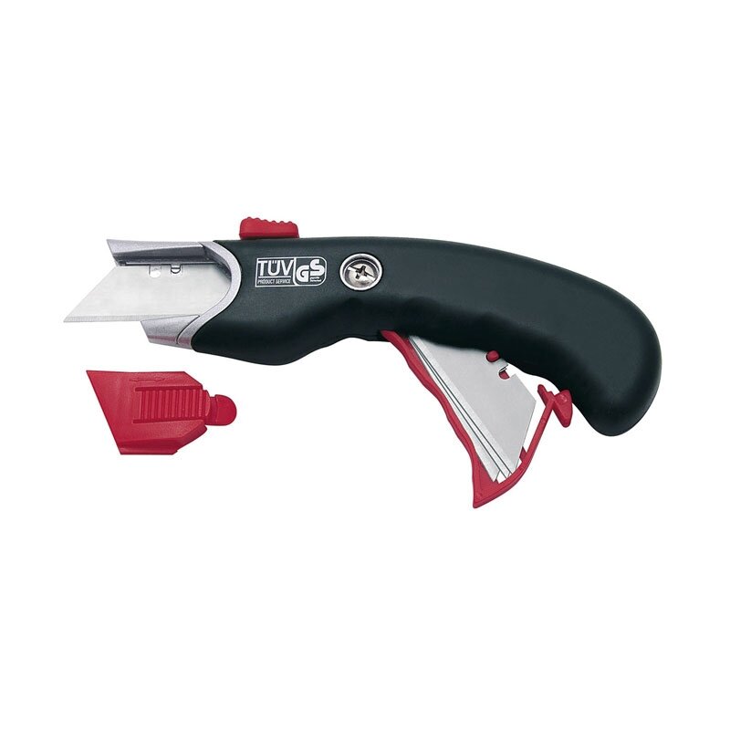 Maketavimo peilis WEDO 18 mm, su saugos mechanizmu Maketavimo peilis WEDO 18 mm, su saugos mechanizmu
