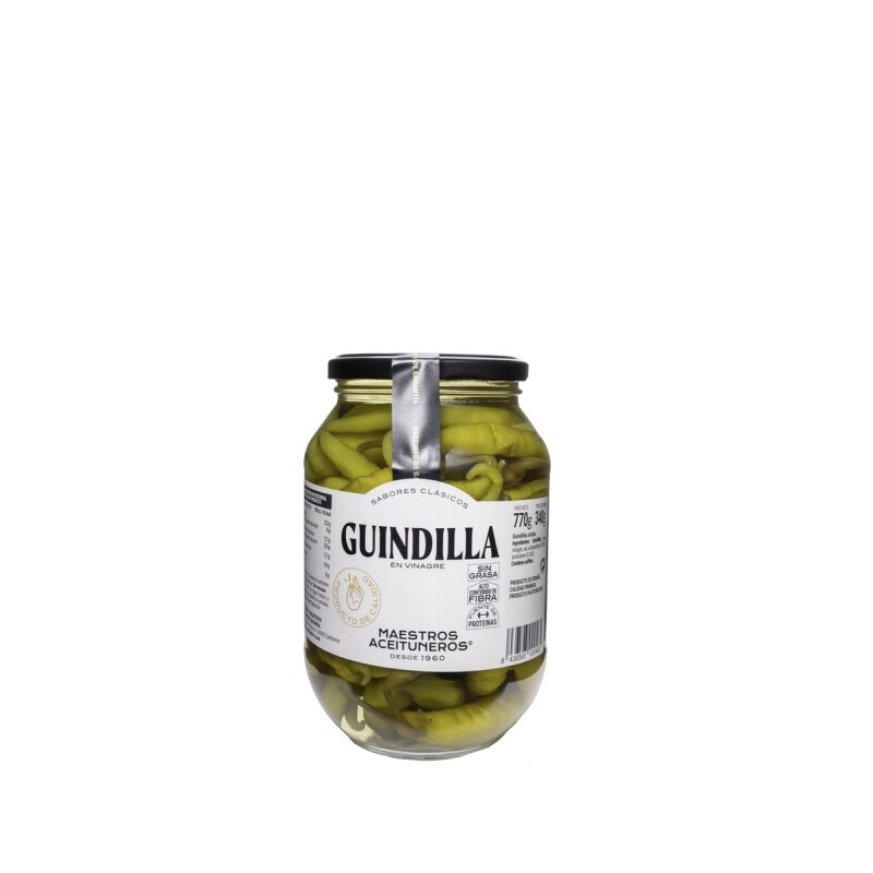 Marinuoti čili pipirai Guindilla MAESTROS ACEITUNEROS, 660/285 g Marinuoti čili pipirai Guindilla MAESTROS ACEITUNEROS, 660/285 g