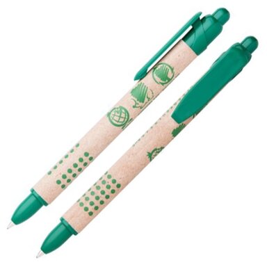 Mechaninis tušinukas Ico Green Paperpen 0,8 mm, mėlyna šerdelė Mechaninis tušinukas Ico Green Paperpen 0,8 mm, mėlyna šerdelė