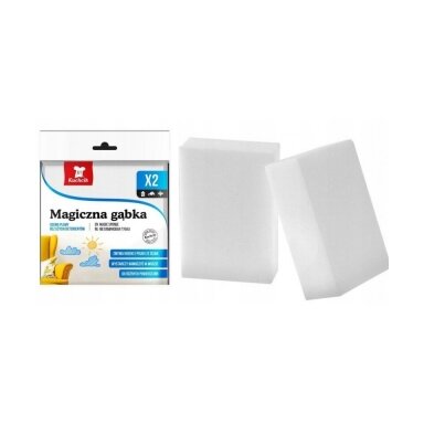 Melamino kempinėlė - trintukas, 2 vnt./pak. Melamino kempinėlė - trintukas, 2 vnt./pak.