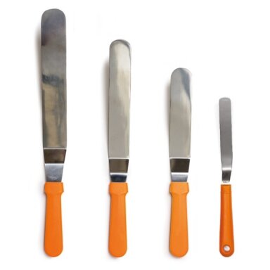 Mentelė, lenkta, nerūdijantis plienas/plastikas, 3,5 cm, L 20/33 cm, vnt Mentelė, lenkta, nerūdijantis plienas/plastikas, 3,5 cm, L 20/33 cm, vnt