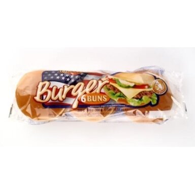Mėsainių bandelės, 6 vnt., 300 g