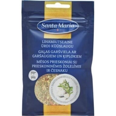 Mėsos prieskoniai su prieskoninemis žolelemis ir česnaku SANTA MARIA, 20 g