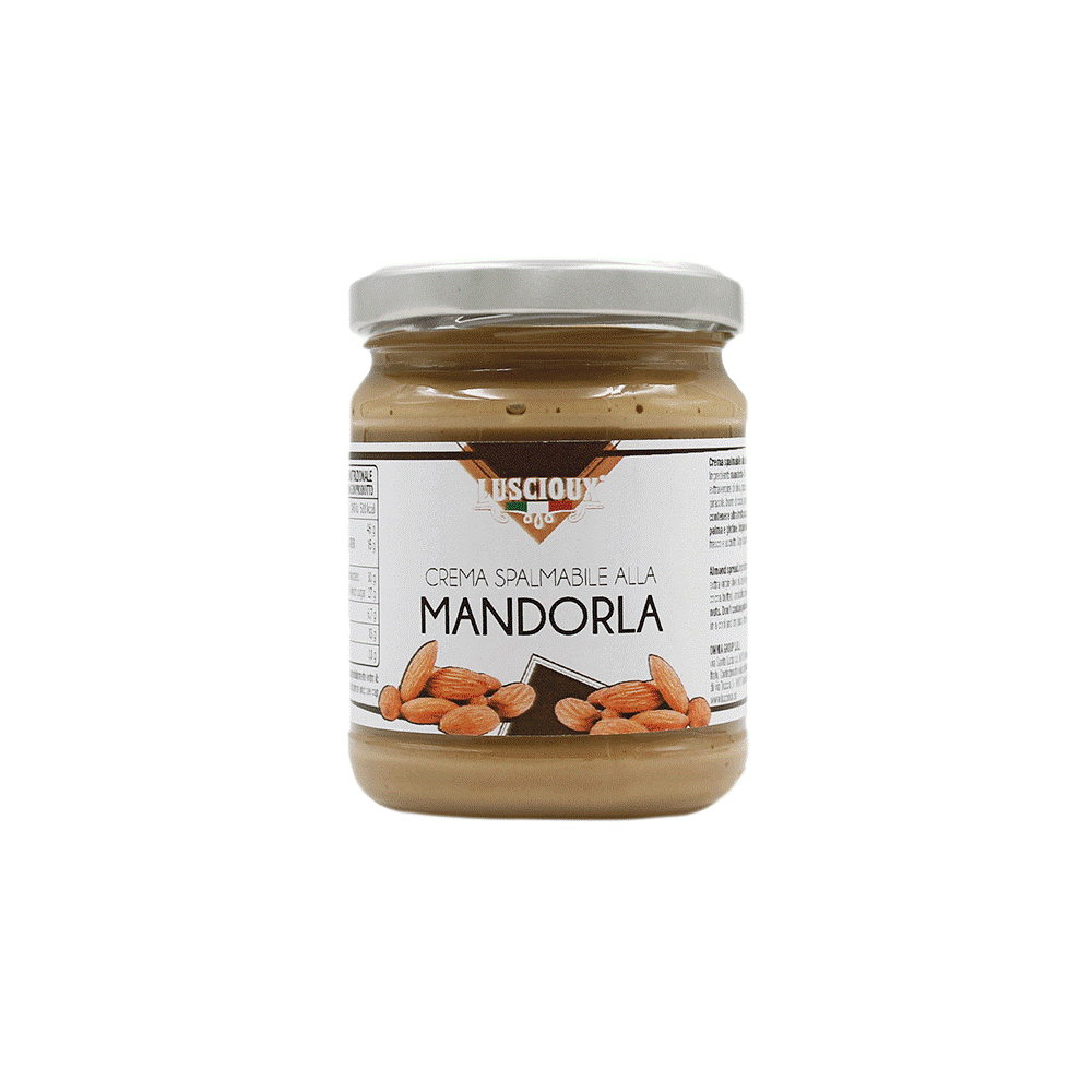 Migdolų riešutų kremas LUSCIOUX, 45%, 200 g