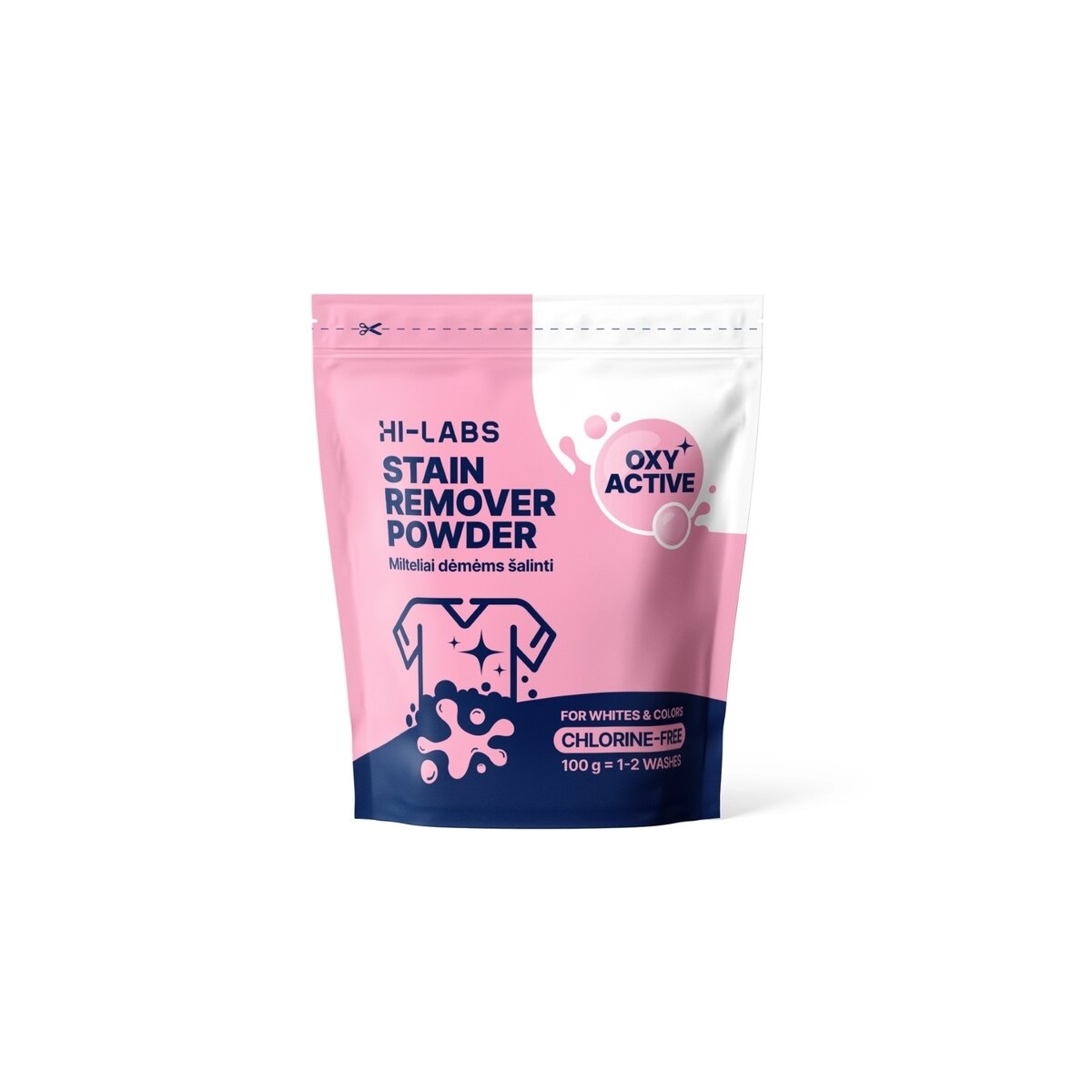 Milteliai dėmėms šalinti HI-LABS, be chloro, 100 g