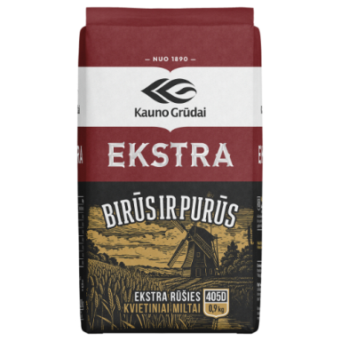 Miltai EKSTRA, kvietiniai, 405D, 0,9 kg Miltai EKSTRA, kvietiniai, 405D, 0,9 kg