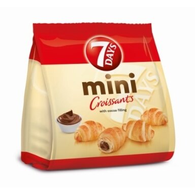 Mini raguoliai 7 DAYS, su kakaviniu įdaru, 185 g Mini raguoliai 7 DAYS, su kakaviniu įdaru, 185 g