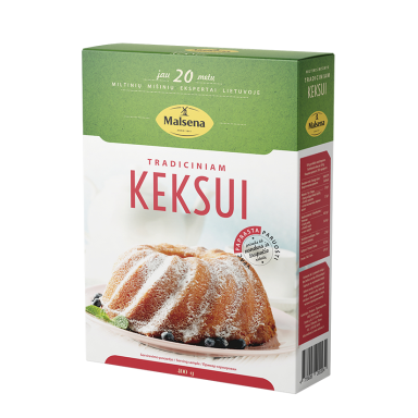 Mišinys MALSENA, tradiciniam keksui, 400 g Mišinys MALSENA, tradiciniam keksui, 400 g