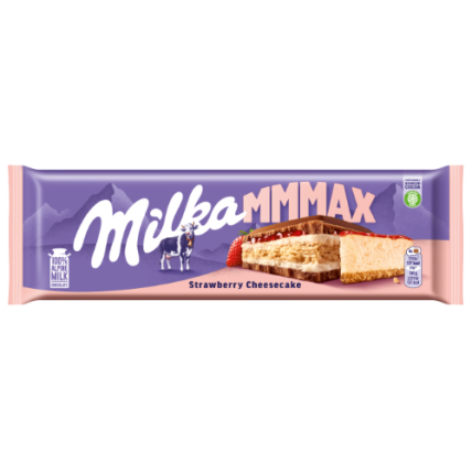 MILKA sūrio pyragas su braškėmis, 300g MILKA sūrio pyragas su braškėmis, 300g