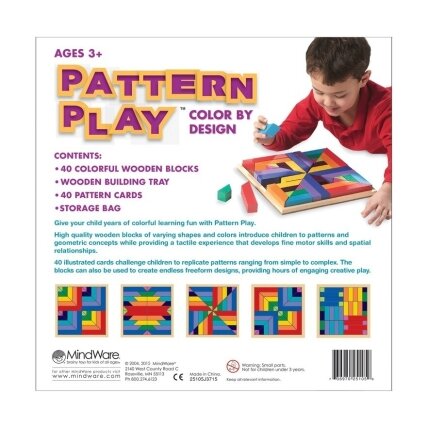 Mindware spalvų ir formų žaidimas „Raštai“ 3 Mindware spalvų ir formų žaidimas „Raštai“ 3