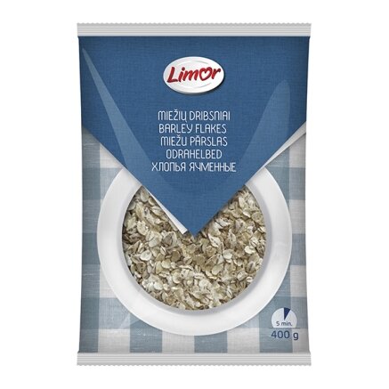 Miežių dribsniai LIMOR, 400 g