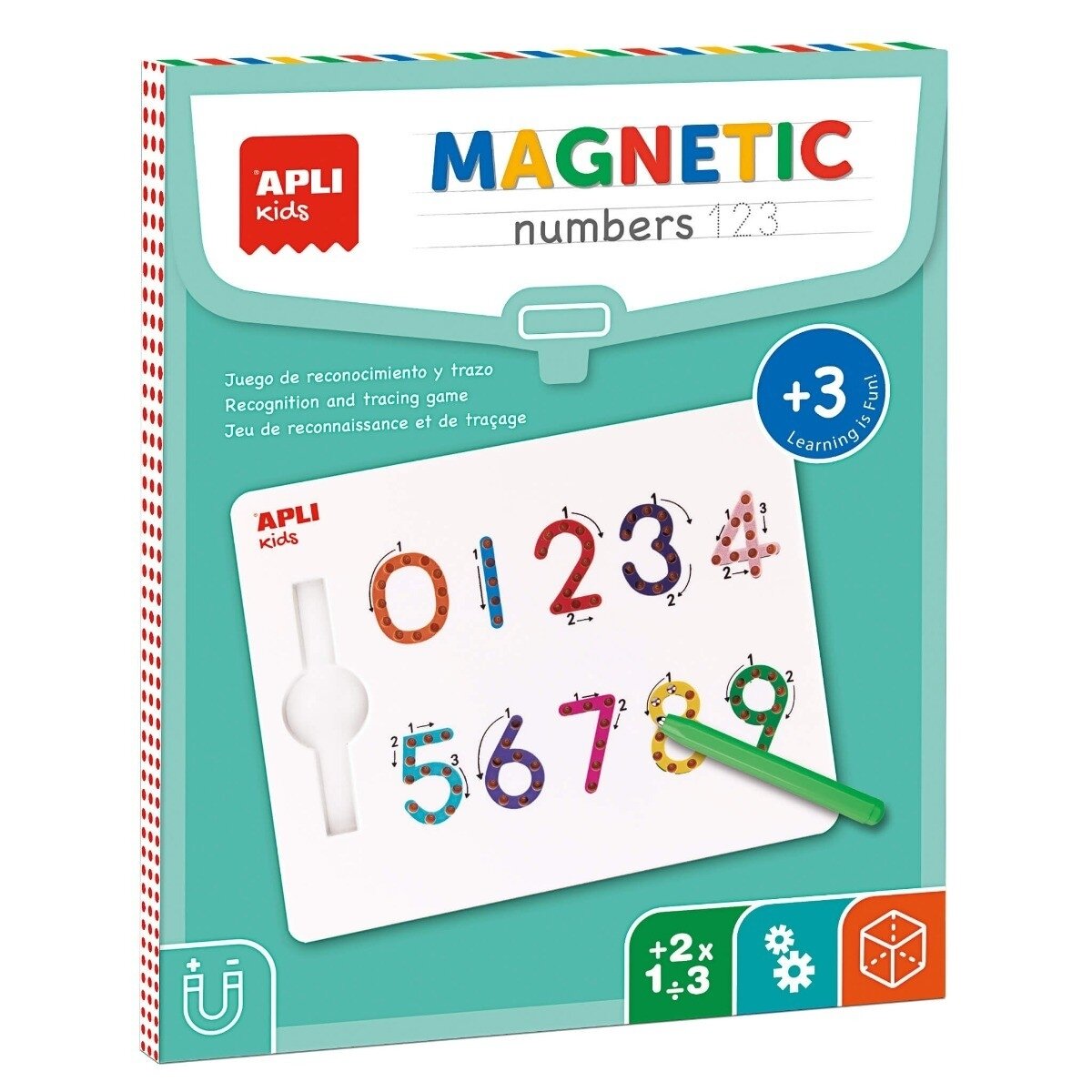 Mokomoji magnetinė lenta 123 SKAIČIAI Mokomoji magnetinė lenta 123 SKAIČIAI