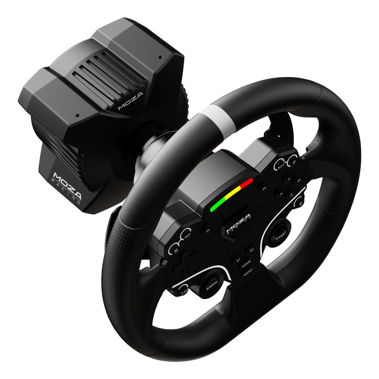 MOZA Racing R3 Simulator PC (R3 DD Wheelbase, ES Lite Steering Wheel, SR-P Lite Pedals) 1