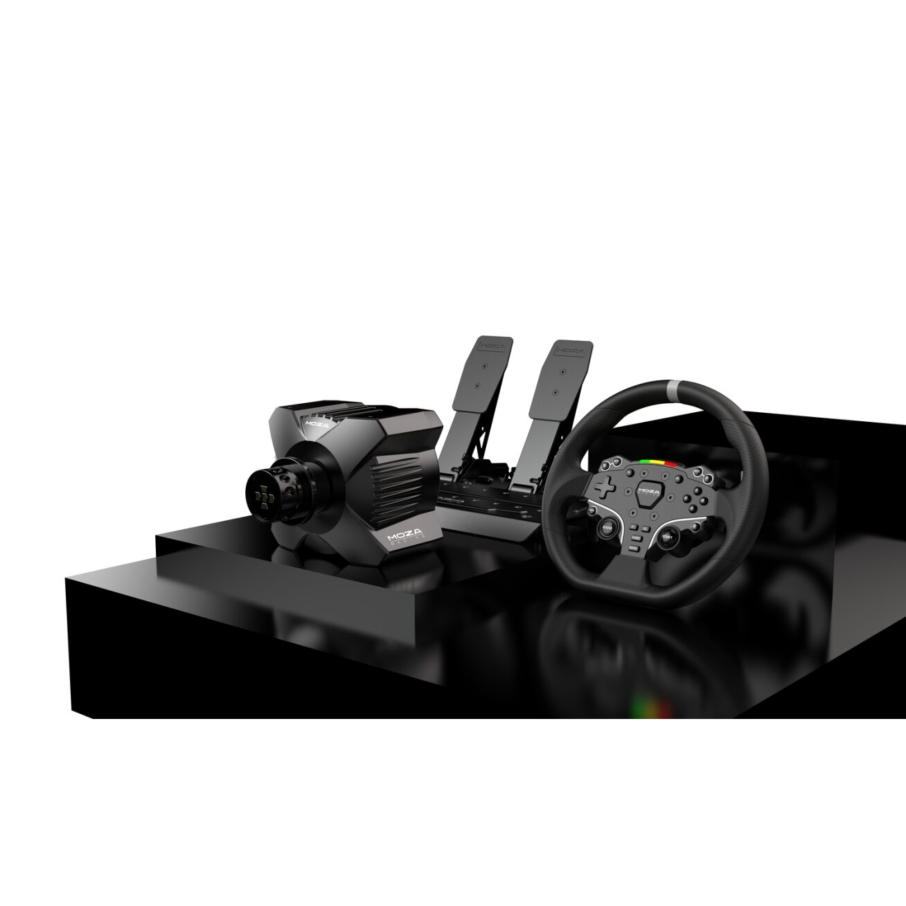 MOZA Racing R3 Simulator PC (R3 DD Wheelbase, ES Lite Steering Wheel, SR-P Lite Pedals) 3