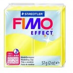 Modelinas FIMO EFFECT, 57 g, permatoma geltona sp.