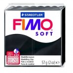 Modelinas FIMO SOFT, 57 g, juoda sp.