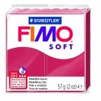 Modelinas FIMO SOFT, 57 g, vyšnių raudona sp.