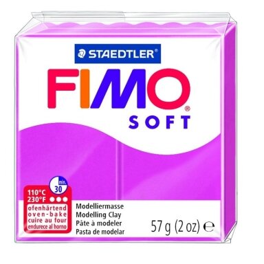 Modelinas FIMO SOFT, 57 g, aviečių raudona sp. Modelinas FIMO SOFT, 57 g, aviečių raudona sp.