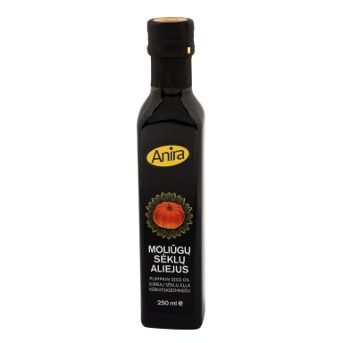 Moliūgų sėklų aliejus ANIRA, nerafinuotas, 250 ml