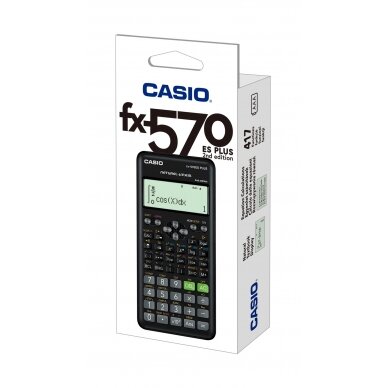 Mokslinis skaičiuotuvas CASIO FX-570ES PLUS II, 230 x 142 x 26mm 1