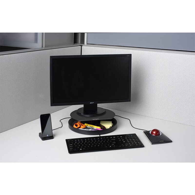 Monitoriaus stovas KENSINGTON SmartFit Spin2, juoda sp. 2 Monitoriaus stovas KENSINGTON SmartFit Spin2, juoda sp. 2