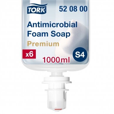 Muilo putos TORK S4 Antimicrobial, 1l, 520800 1
