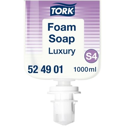 Muilo putos TORK LUXURY SOFT FOAM S4, 1 l, 524901 Muilo putos TORK LUXURY SOFT FOAM S4, 1 l, 524901