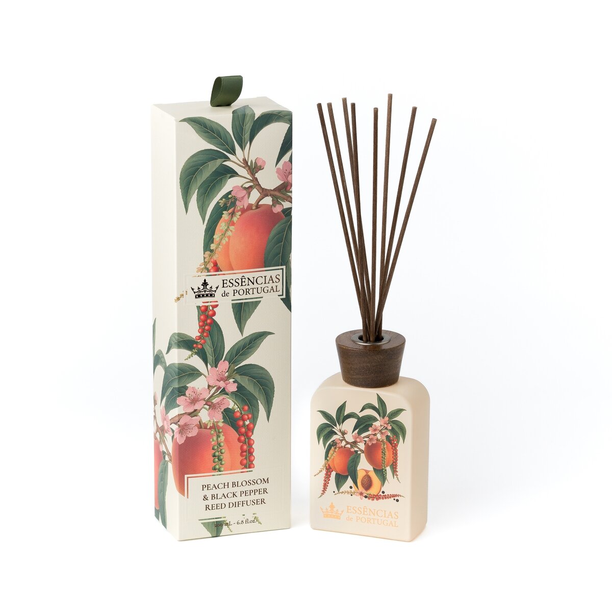Namų kvapas Botanic Peach&Pepper, su lazdelėmis, 200 ml, iki 60 d, vnt Namų kvapas Botanic Peach&Pepper, su lazdelėmis, 200 ml, iki 60 d, vnt