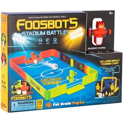 Naujos kartos stalo futbolas - Foosbots Stadium (2 žaidėjai ir stadionas) 1 Naujos kartos stalo futbolas - Foosbots Stadium (2 žaidėjai ir stadionas) 1