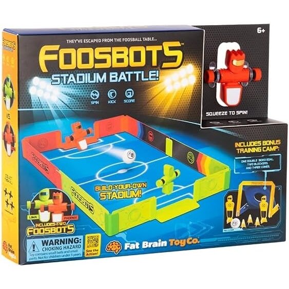 Naujos kartos stalo futbolas - Foosbots Stadium (2 žaidėjai ir stadionas) 1 Naujos kartos stalo futbolas - Foosbots Stadium (2 žaidėjai ir stadionas) 1