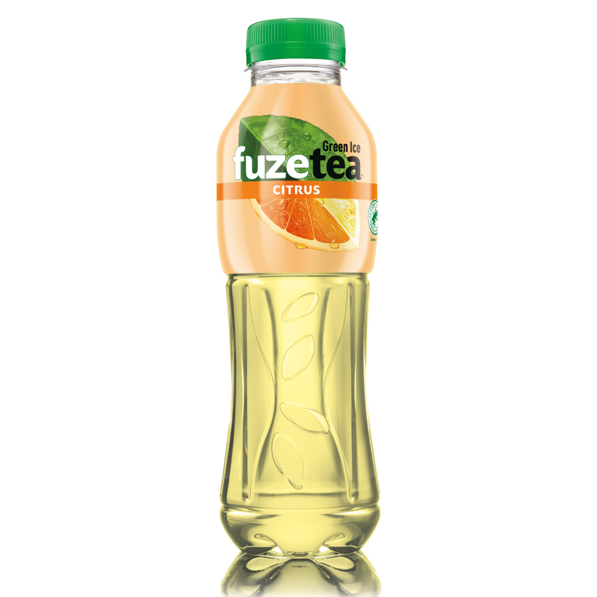 Negazuotas citrusų skonio gėrimas FUZE TEA, su žaliosios arbatos ekstraktu, 0,5l PET D Negazuotas citrusų skonio gėrimas FUZE TEA, su žaliosios arbatos ekstraktu, 0,5l PET D