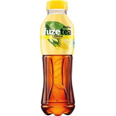 Negazuotas citrinų skonio gėrimas FUZE TEA, su citrinžole, 0,5l PET D
