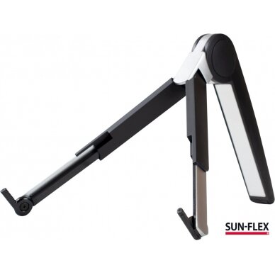 Nešiojamojo kompiuterio stovas SUN-FLEX®GRAVITY STAND, metalinis, juodos/sidabrinės spalvos 1