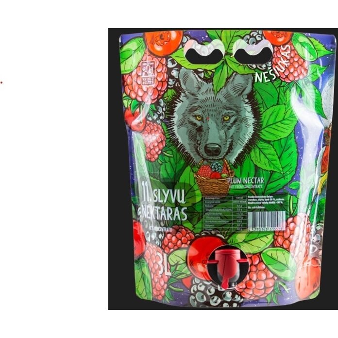 Nektaras slyvų, ne iš koncentrato 3l pouch Nektaras slyvų, ne iš koncentrato 3l pouch