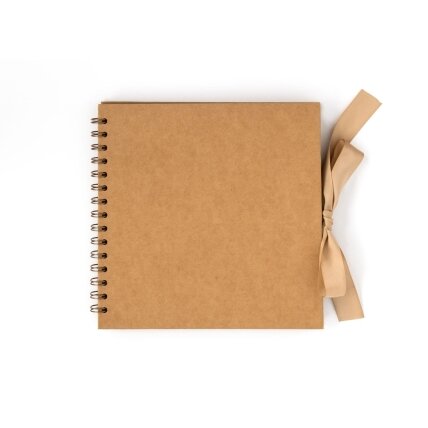 Nuotraukų albumas Kraft, 205x205mm, 35 lapai, rudas Nuotraukų albumas Kraft, 205x205mm, 35 lapai, rudas