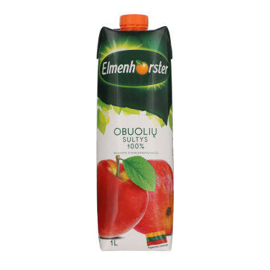 Obuolių sultys ELMENHORSTER, 100%,1 l Obuolių sultys ELMENHORSTER, 100%,1 l