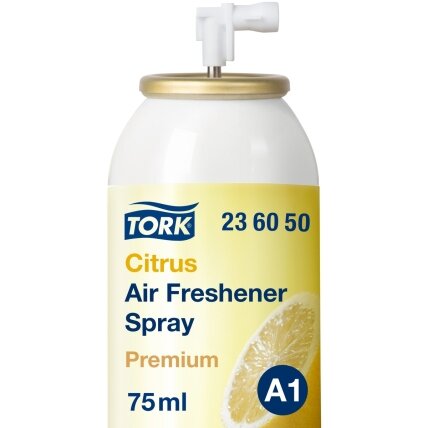 Oro gaiviklis TORK PREMIUM, 75ml., citrinų kvapo Oro gaiviklis TORK PREMIUM, 75ml., citrinų kvapo
