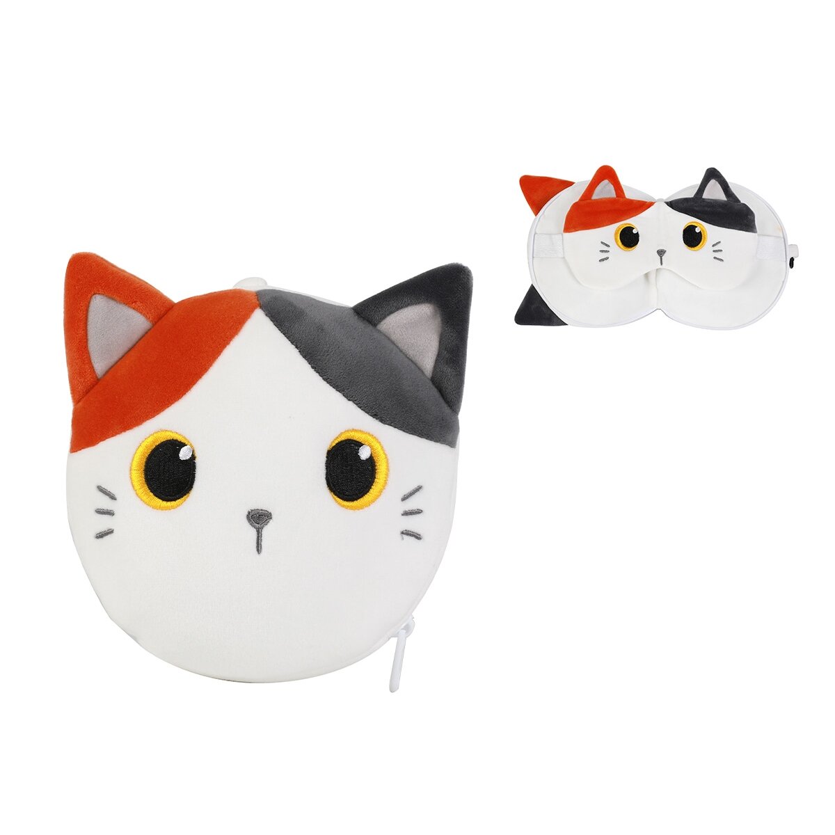 Pagalvė su miego kauke ORANGE CAT Pagalvė su miego kauke ORANGE CAT