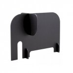 Pastatoma kreidinė lentelė SECURIT Silhouette 3D, dramblio formos, juoda sp.