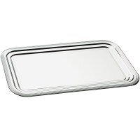 Padėklas PARTY, chromuotas metalas,  41 x 31 cm,  vnt