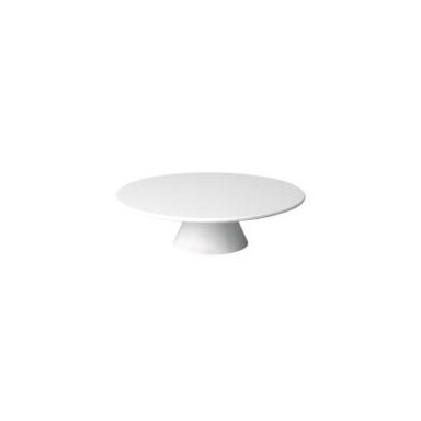 Padėklas tortui CASUAL, ant kojelės, baltas, melamino, D 31 cm, H 8 cm, 1 vnt Padėklas tortui CASUAL, ant kojelės, baltas, melamino, D 31 cm, H 8 cm, 1 vnt