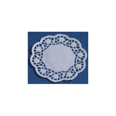 Padėkliukai, popieriniai, karpyti, balti, D 28 cm, 100 vnt.