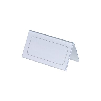 Pastatomos vardinės stalo kortelės DURABLE, 52/104 x 100 mm Pastatomos vardinės stalo kortelės DURABLE, 52/104 x 100 mm