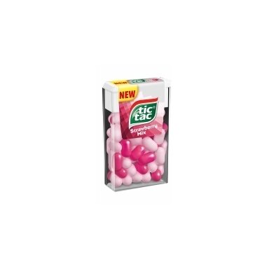 Pastilės TIC TAC, braškių skonio, 18 g