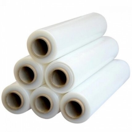 Pakavimo plėvelė Stretch 17x450mm 230m skaidri Pakavimo plėvelė Stretch 17x450mm 230m skaidri
